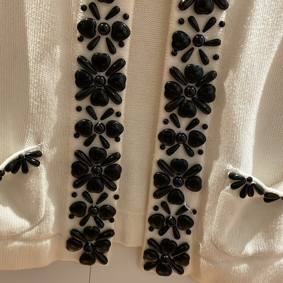 Nanette Lepore beaded sweater - Picture 3 of 4